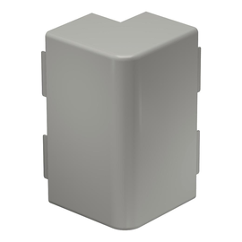 6022189 OBO WDK HA60170GR Außeneckhaube 60x170mm Polyvinylchlorid steingrau Produktbild front M
