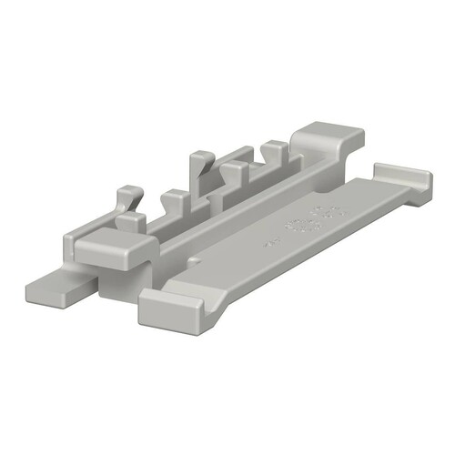 6023509 OBO 2370 90 Oberteilklammer 90mm Polyvinylchlorid lichtgrau Produktbild