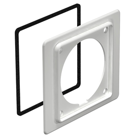 6024025 OBO 2393 16 Zwischenflansch für CEE Dosen 16 A Polyvinylchlorid steingra Produktbild front M