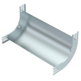 7007029 OBO RBV 660 S FS Vertikalbogen 90° steigend 60x600 Stahl bandverzinkt Produktbild front M