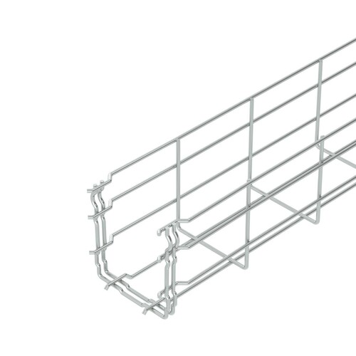 6002402 OBO GRM 105 100 G Gitterrinne GRM 105x100x3000 Stahl galvanisch verzin Produktbild