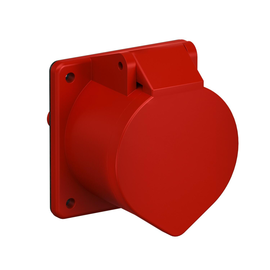 6109874 OBO CEE-16A Steckvorrichtung 3-polig+N+PE 400 V 16 A 75x75x72 Produktbild front M