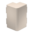 6160956 OBO WDK HA60170CW Außeneckhaube 60x170mm Polyvinylchlorid cremeweiß Produktbild front S