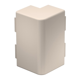 6160956 OBO WDK HA60170CW Außeneckhaube 60x170mm Polyvinylchlorid cremeweiß Produktbild front M