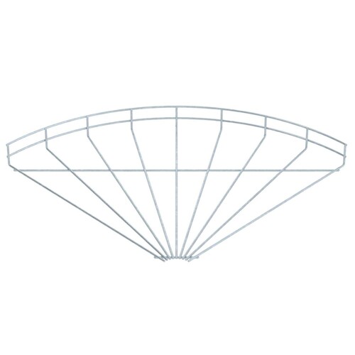 6002250 OBO GRB 90 550 FT Gitterrinnenbogen 90° 55x500 Stahl tauch Produktbild