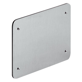 9911.03 KAISER Abschluss-Feuchtraum- deckel Aluminium 185x130x4mm 1298-74 Produktbild