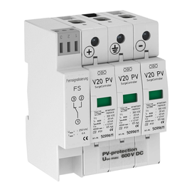 5094576 OBO V20-C 3PHFS-600 SurgeController V20 dreipolig für PV-Anl Produktbild