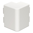 6192343 OBO WDK HA60130RW Außeneckhaube 60x130mm Polyvinylchlorid reinweiß Produktbild front S