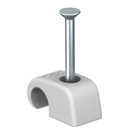 2228858 OBO 2027 40 LGR Haft-Clip 10-14mm, L40 Polypropylen lichtgrau Produktbild