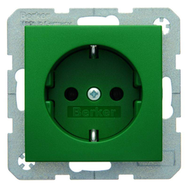 41431913 Berker S.1/B.x SSD mit Schraubklemmen grün matt Produktbild