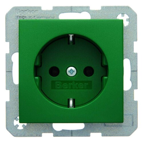 41431913 Berker S.1/B.x SSD mit Schraubklemmen grün matt Produktbild Front View L