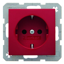 41438912 Berker BERKER S.1/B.x SSD mit Schraubklemmen rot glänzend Produktbild