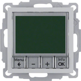 20441404 Berker S.1/B.x Temperaturregler mit Zentralstück, 230V, Produktbild