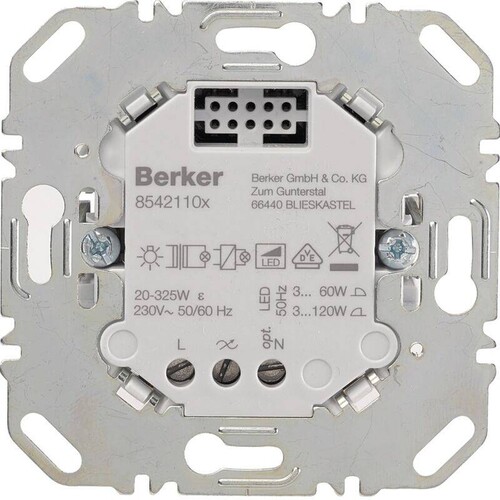 85421100 Berker NET Tastdimmer (R,L) Produktbild Front View L