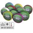 263820 Haupa VDE Isolierband 15 mm x 10 m Rainbow pack 10 Rollen Produktbild front S