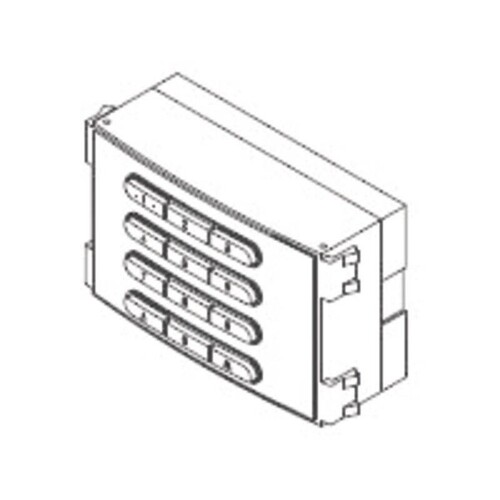 PVT09621 FERMAX Classic Ersatz Codemodul 100C Ersatz für 98087C Produktbild Front View L