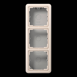 CD583AW Jung Aufputz-Kappe m. Rahmen 3fach Produktbild front M