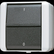 802W Jung Wippschalter Aus 2-pol. Produktbild front S