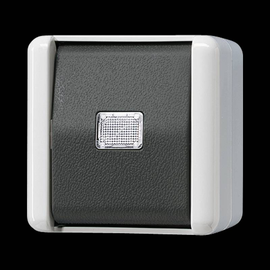 833-2W Jung Taster 2-pol. Wechsler Produktbild front M