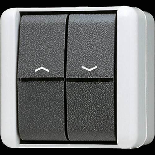 809VW Jung Jalousie-Wippschalter Schalter 1-pol. Produktbild Front View L