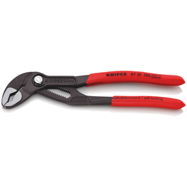 8701180 KNIPEX Rohr-Wasserpumpenzange Cobra 180mm Produktbild