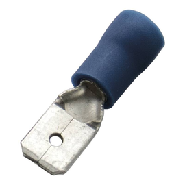 263424 Haupa Flachstecker blau isoliert 1,5-2,5/6,3x0,8 Nylon Produktbild