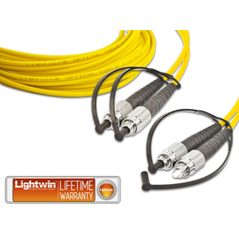 LDP-09 FC-FC 10.0 Lightwin Patchkabel Singlemode Duplex 10m Produktbild front M