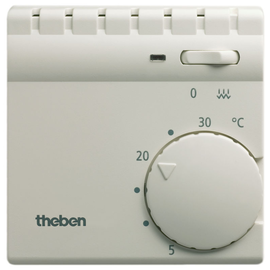7040001 Theben Raumthermostat RAM 704, weiß Produktbild front M