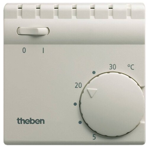 7050001 Theben Raumthermostat RAM 705, weiß Produktbild Front View L