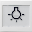 021603 GIRA Wippe abtastbar BSF Symbol Licht System 55 Reinweiß Produktbild