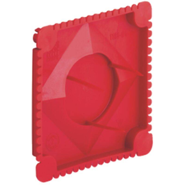 1181-95 Kaiser Signal-Deckel rot 100x100mm Produktbild