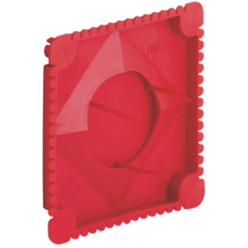 1181-95 Kaiser Signal-Deckel rot 100x100mm Produktbild Front View L