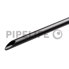 H-TRM16M Pipelife Panzerrohr starr 16 halogenfrei schwarz Produktbild front M