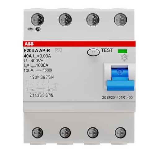 F204A-40/0,03AP-R ABB FI-Schalter F204A-40/0,03AP-R Produktbild