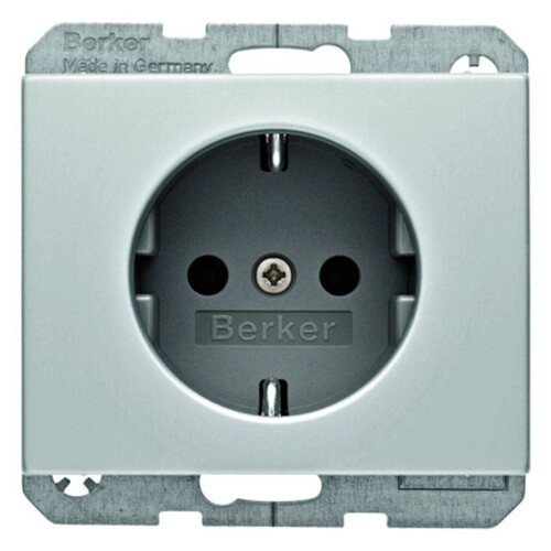 47157003 Berker BERKER K.5 SSD Aluminium Produktbild Front View L