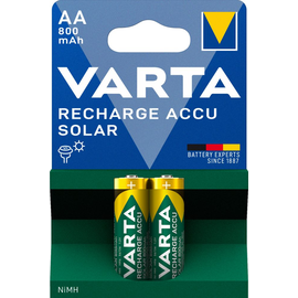 56736101402 VARTA RECHARGE ACCU Solar AA (2STK.-BL.)800mAh Mignon Produktbild