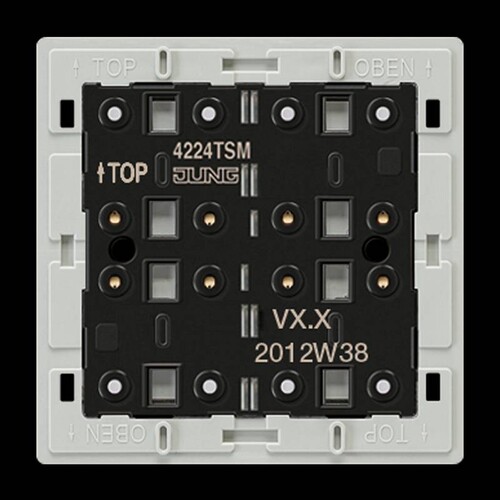 4224TSM jung Tastsensor-Modul 24VAC 2fach,2-kanlig,4 Schaltpunkte Produktbild