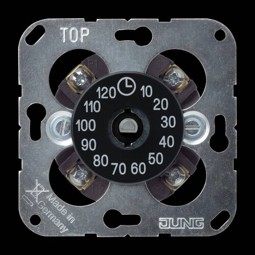 11120-20 Jung Schaltuhr Öffner/Schliesser 1pol 120Min Produktbild Front View L