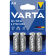 06106301404 Varta ULTRA LITHIUM AA (4Stk.-Bli.) Mignon Batterie LR6, MN1500 Produktbild