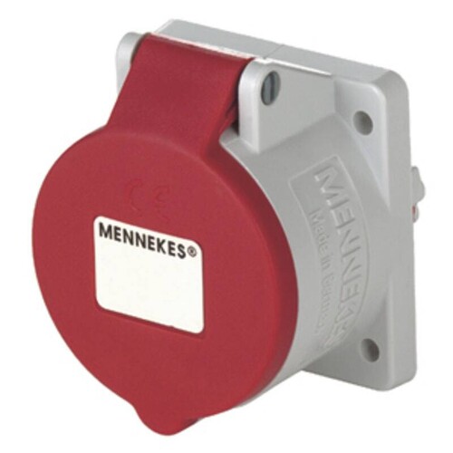 1797 MENNEKES CEE-Anbausteckdose TwinContact 32A 5p 400V 6h IP44 Produktbild Front View L