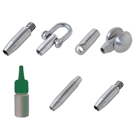 52055336 Klauke Notreparatur Set für Fiberglasstab 6 mm Produktbild