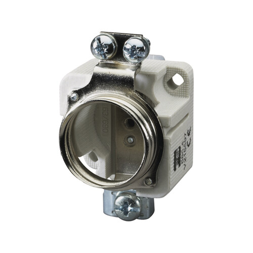 00686.400000 MERSEN Sicherungssockel DIAZED DIII 1-p. 63A 500VAC, HS, ohne BS Produktbild Front View L