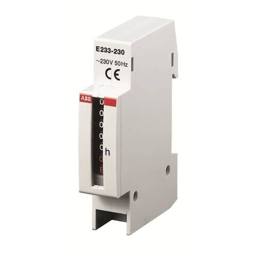 E233-230 Betriebsstundenzähler 230V 50Hz STOTZ Betriebsstundz. E233-230 230V Produktbild Front View L