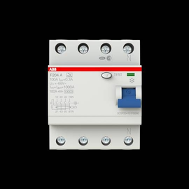 F204A-100/0,3 ABB FI-Schalter 4P Typ A 100A 300mA Produktbild