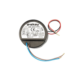 100204 Ekey NT UP 230VAC, 12VDC, 1,5A dxH 54x31mm Netzteil Doseneinbau Produktbild front M