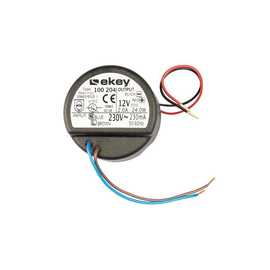 100204 Ekey NT UP 230VAC, 12VDC, 1,5A dxH 54x31mm Netzteil Doseneinbau Produktbild