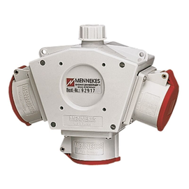 92917 Mennekes MENNEKES Delta Box 3x16/5 IP44 Produktbild front M