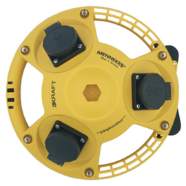 94351GE Mennekes MENNEKES 3KRAFT Kombination gelb 3xSSTD, IP44 Produktbild front M