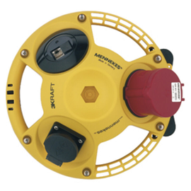 94355GE Mennekes MENNEKES 3KRAFT Kombination gelb 1x16/5, 1xSSTD, 1xRJ45 Produktbild front M