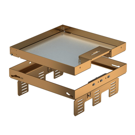 7409234 OBO RKSN2 UZD39MS25 Quadratische Kassette mit Schnurauslass 243x243mm Mes Produktbild front M